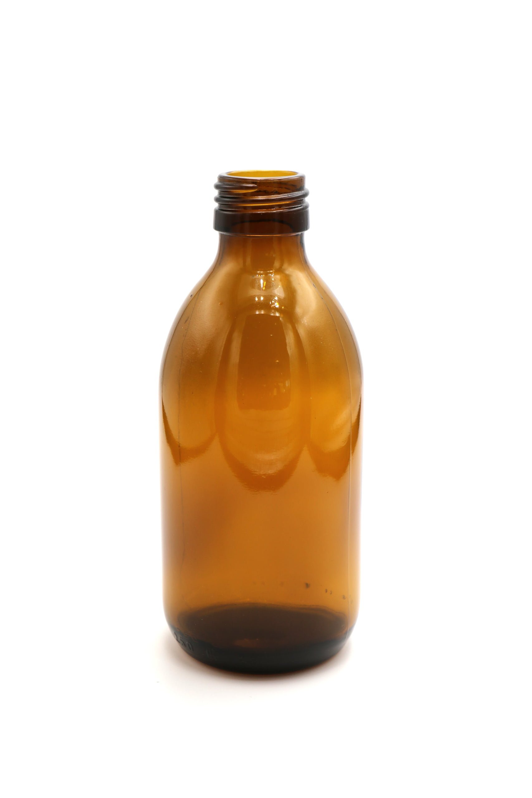 250ml Sirupflasche aus Braunglas PP28
