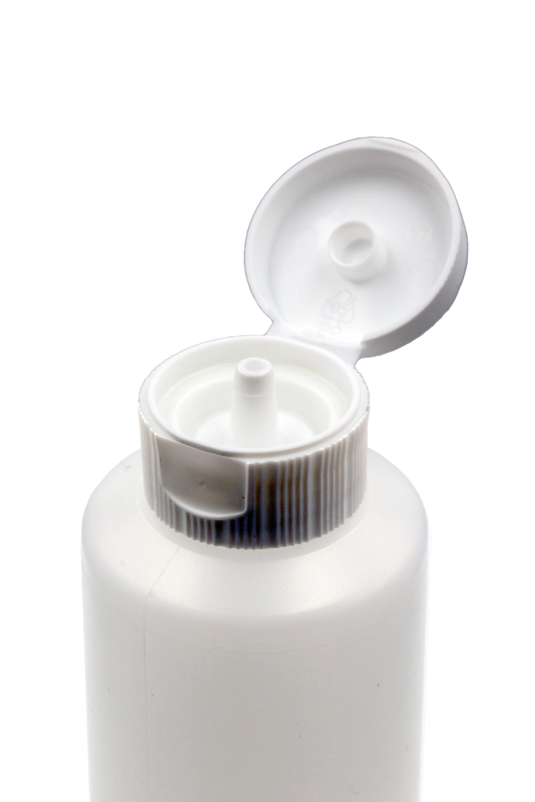 Klappverschluss weiss, Öffnung 3mm gerade