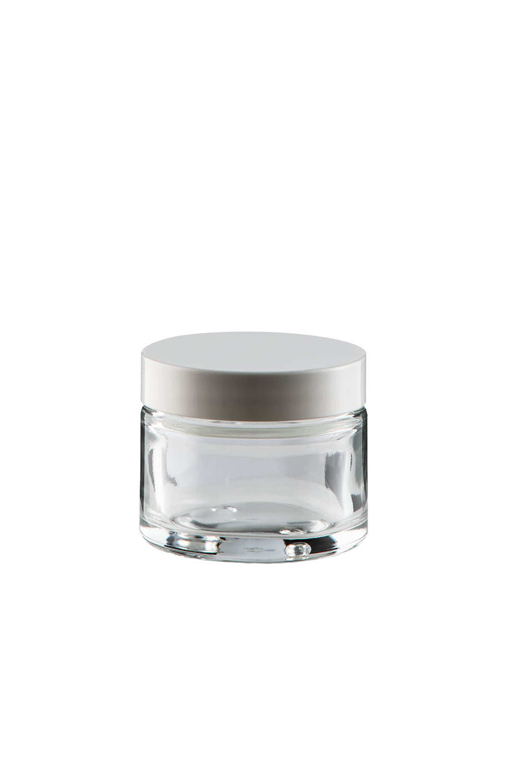 Pot en verre clair de 50ml Verre clair