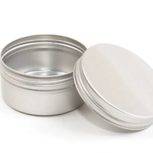100ml Aluminium Schraubdeckeldose silber