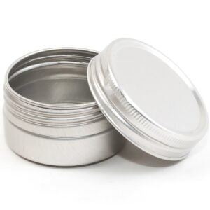 15ml Aluminium Schraubdeckeldose silber