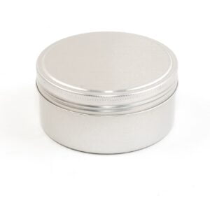 250ml Aluminium Schraubdeckeldose silber