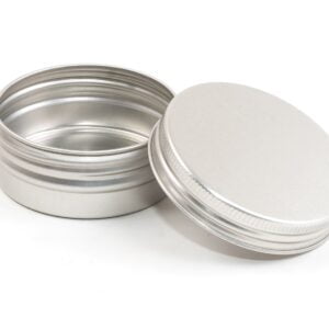 50ml Aluminium Schraubdeckeldose silber