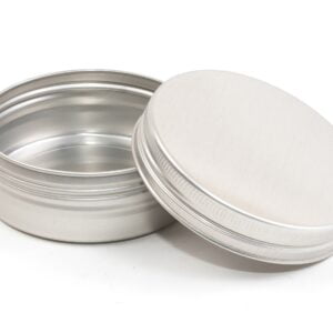75ml Aluminium Schraubdeckeldose silber