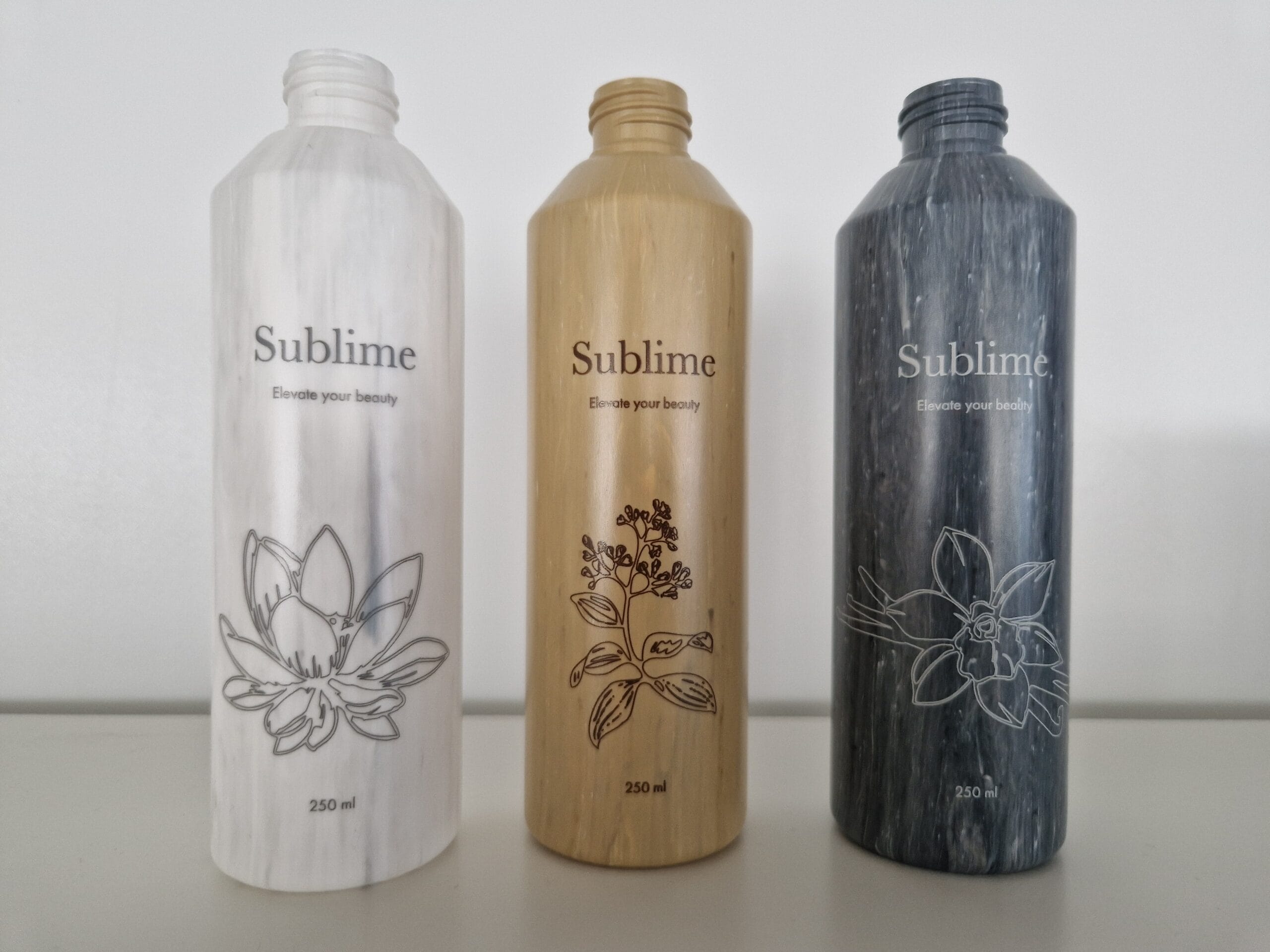 250ml Rundflasche Subag HD-PE, 24/410