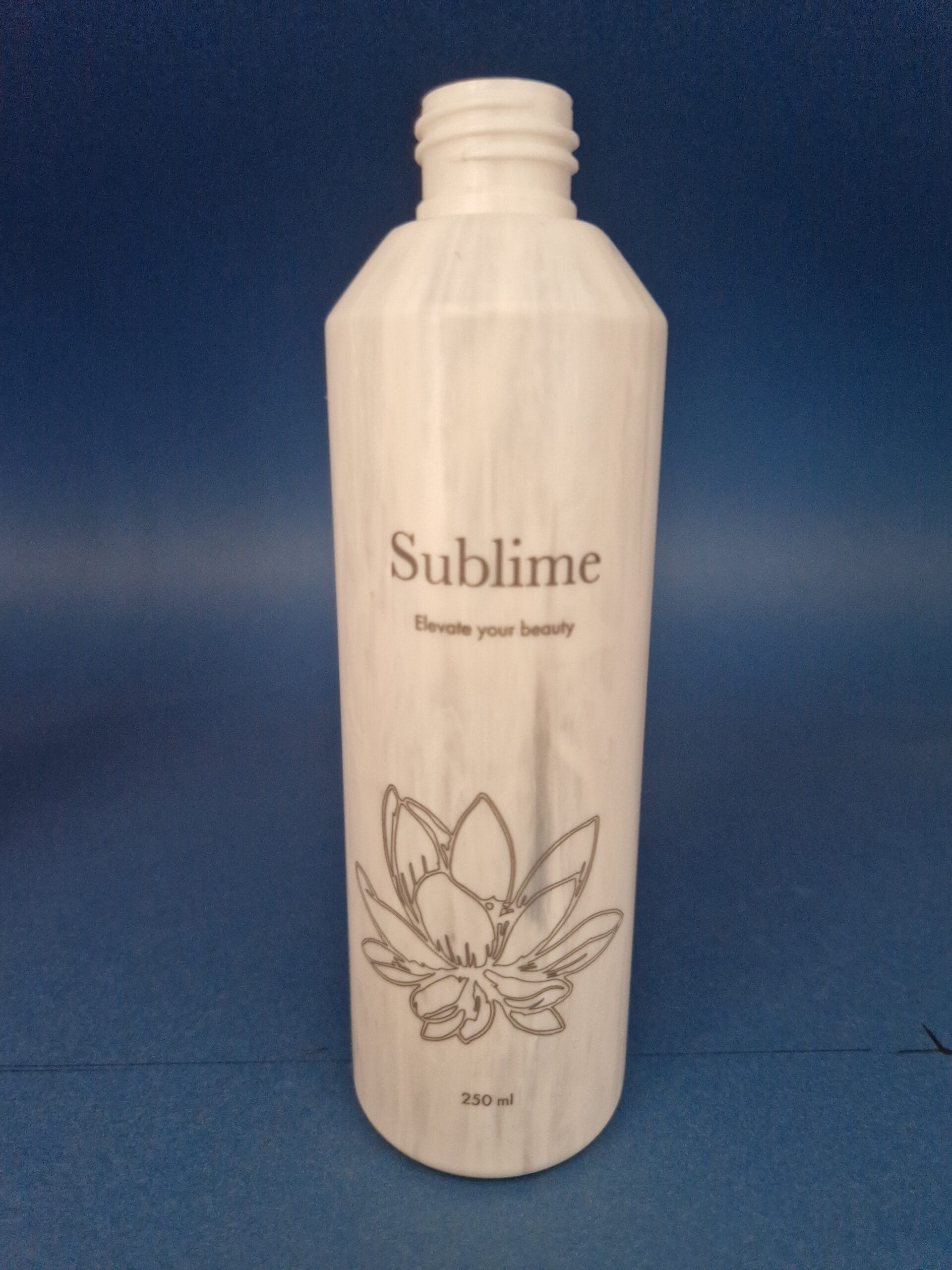 250ml Rundflasche Subag HD-PE, 24/410 - Bild 2