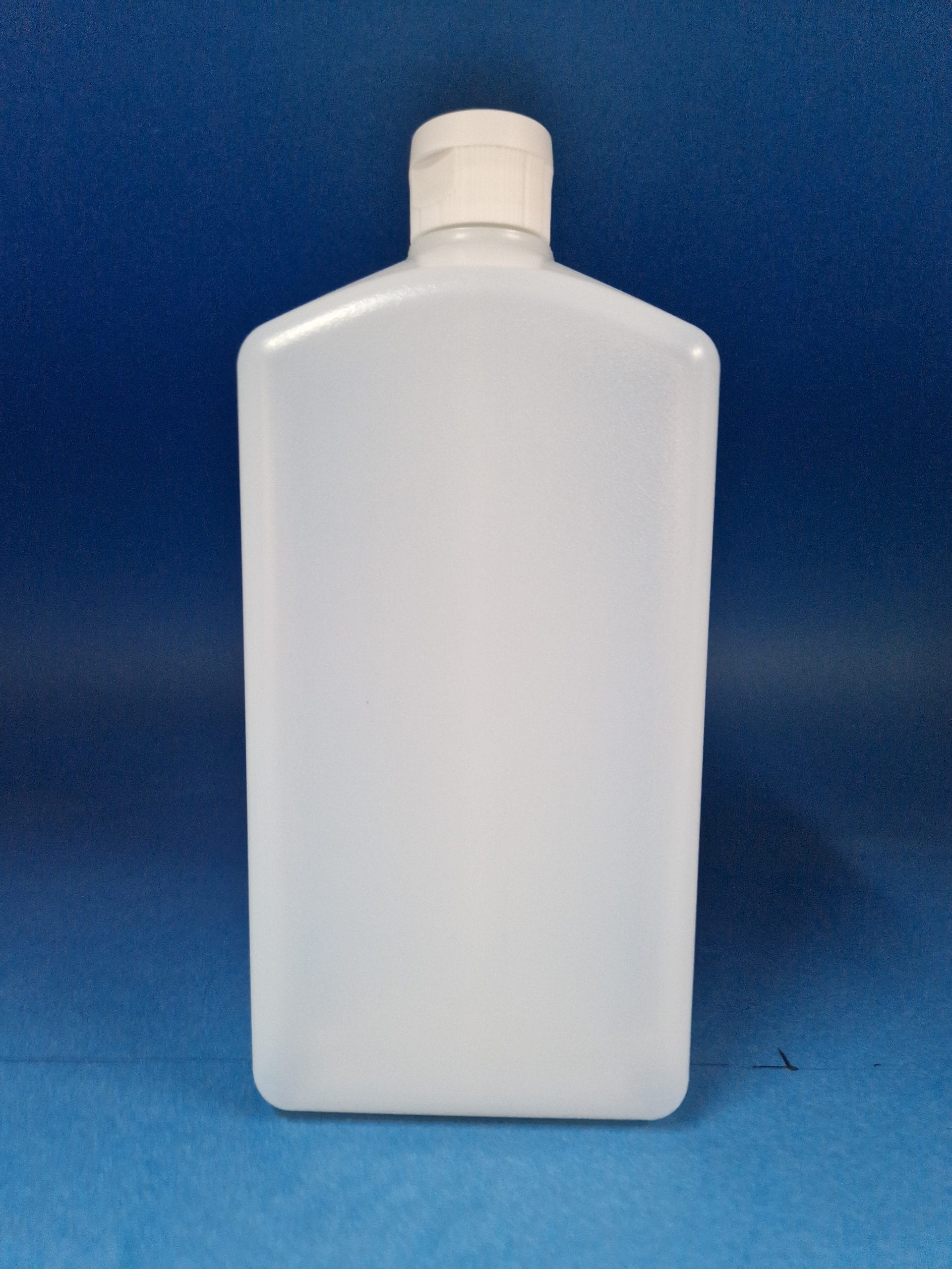 1000ml Vierkantflasche weiss, 28/400, steile Schulter - Bild 3